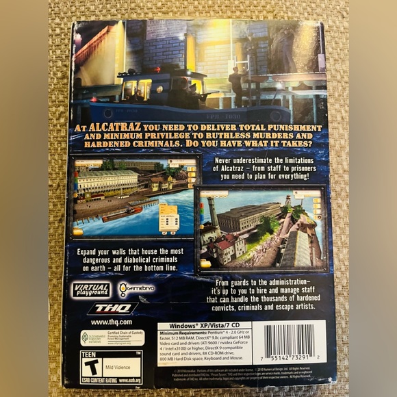 PC Prison Tycoon Alcatraz Computer Game - Picture 2 of 5